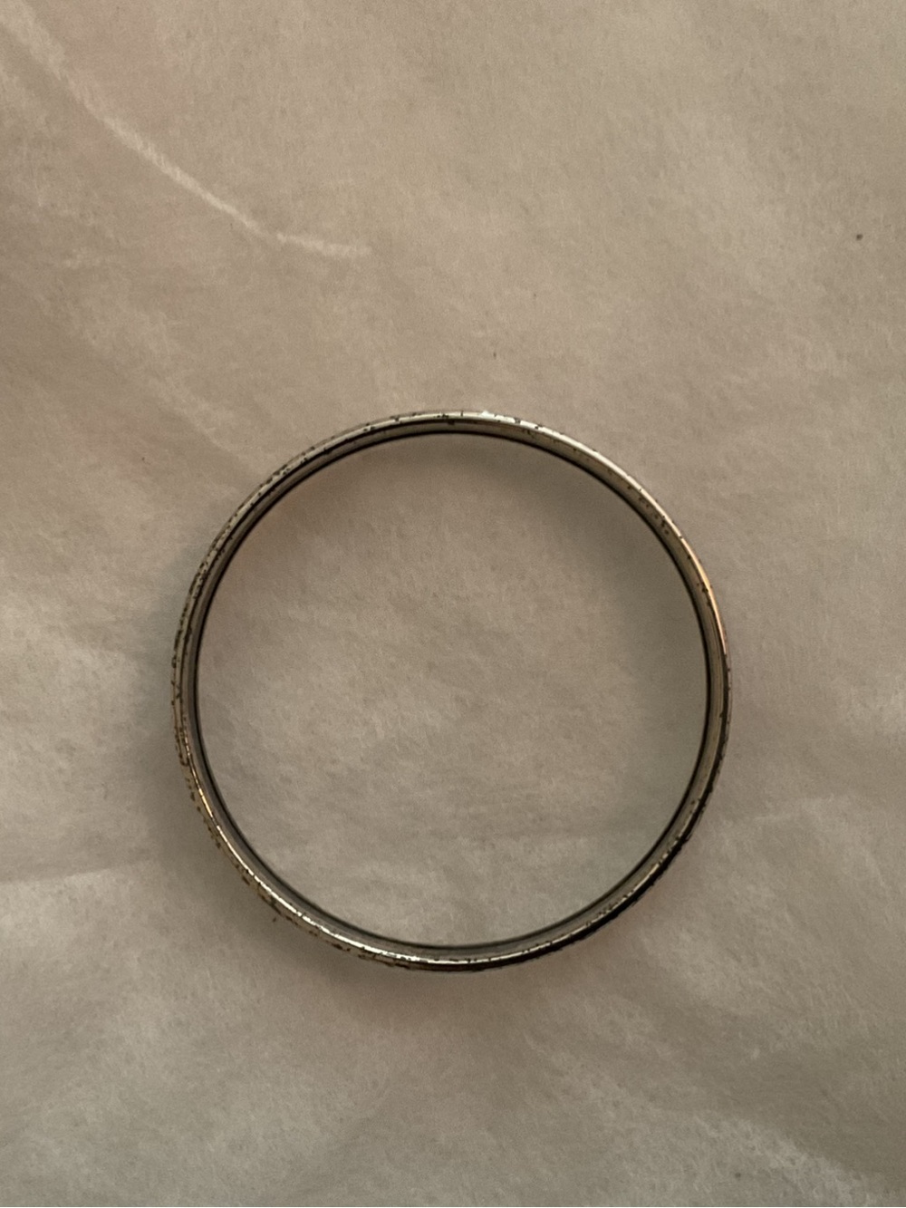 Authentic Vintage Hermès Paris Austria Orange Enamel Medallion L Bangle Bracelet - Picture 10 of 11